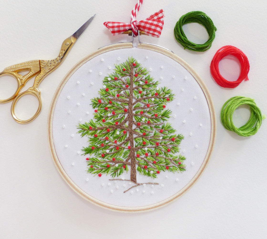 embroidery christmas ornaments kits