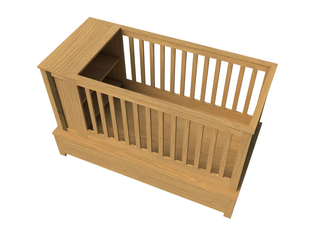 baby crib with storage