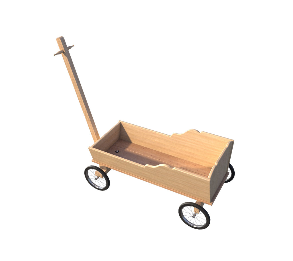 kids wooden wagon