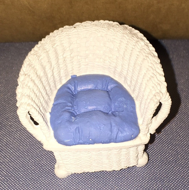 miniature wicker chair