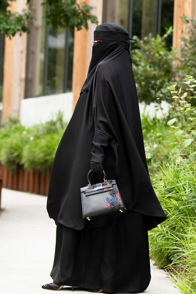Mahasen Jilbab Set in Black