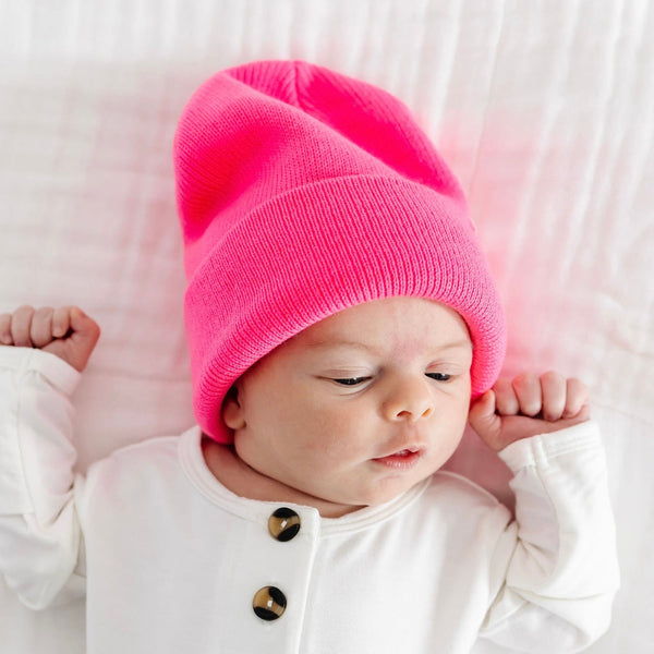 Loden Pop Pom Pom Beanie Hat for Babies thru Adults