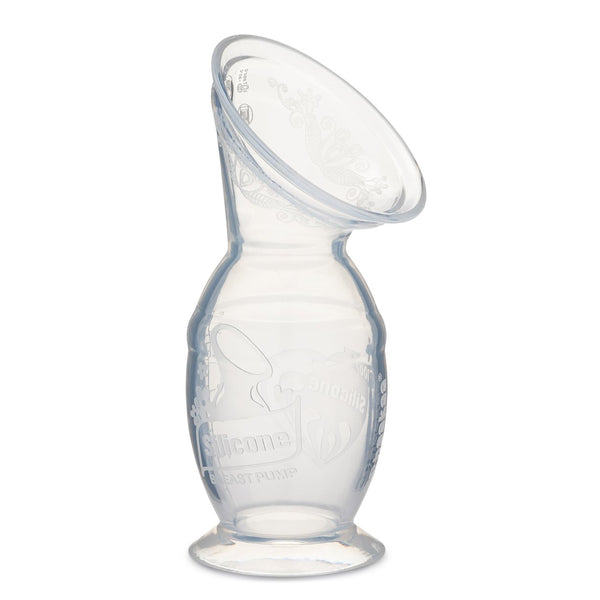 Haakaa Breast Pump With Suction Base And White Flower Stopper