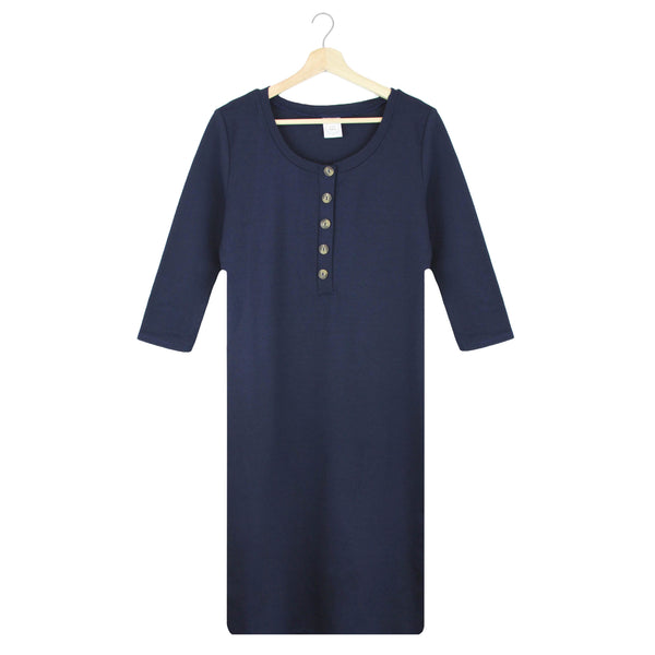 Breastfeeding Dress: Lexi Button Down Shift Dress – Maive & Bo