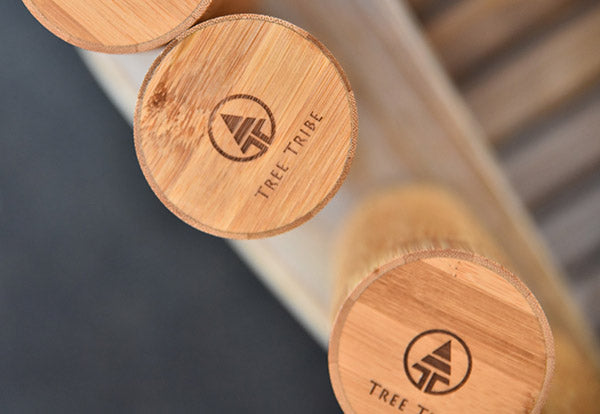Branded bamboo cases