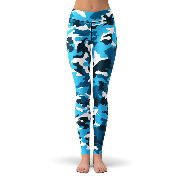 Camo Leggings | Camouflage Yoga Pants | Low or High Waist