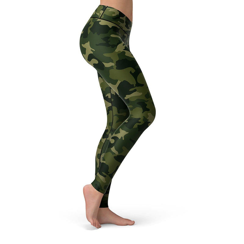 forest green yoga pants