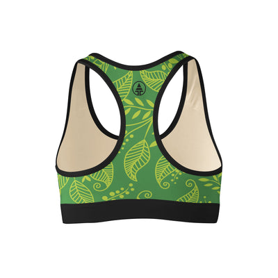 green yoga top