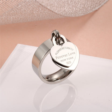 tiffany heart tag ring