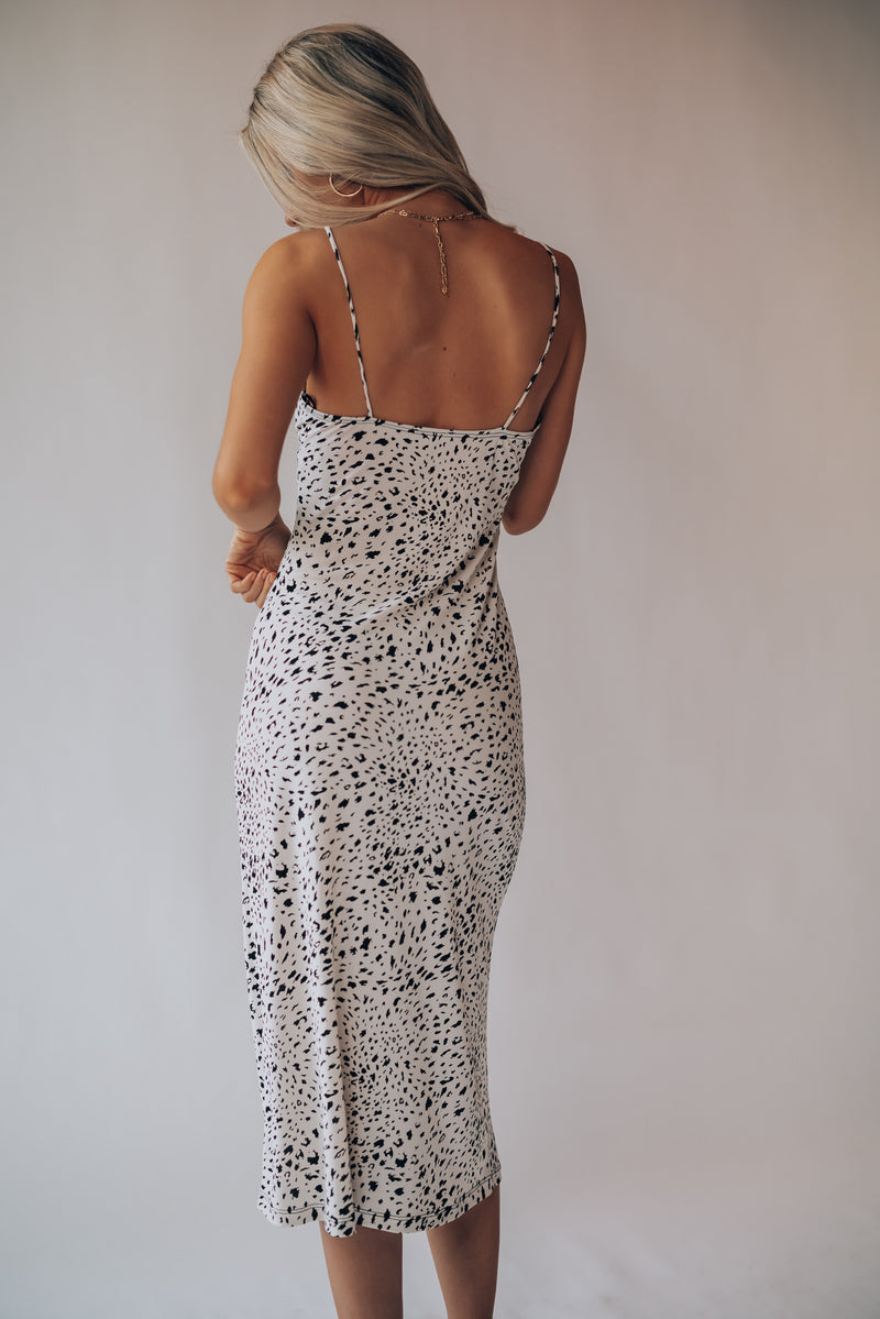 Au Natural Leopard Midi Dress
