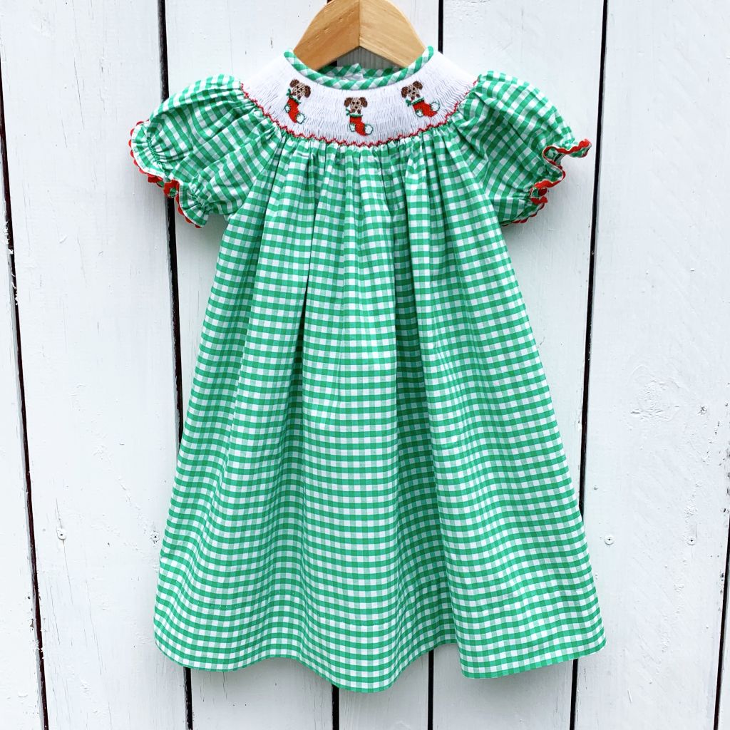 smocked christmas dresses