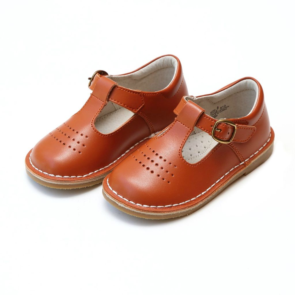 orange mary janes