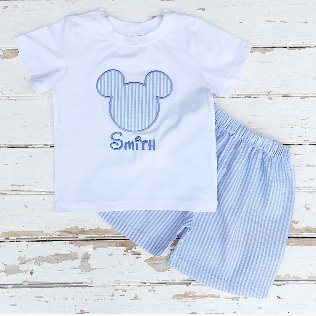 smocked disney outfits boy