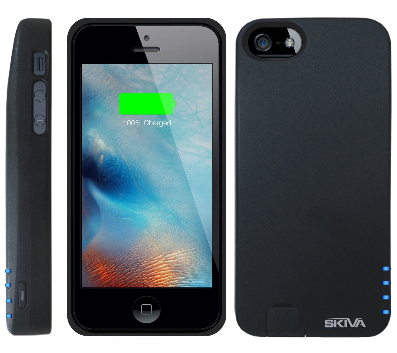regering Lief vrije tijd Apple MFi Certified] Skiva PowerFlow 2000mAh iPhone SE[4"] / 5s Porta