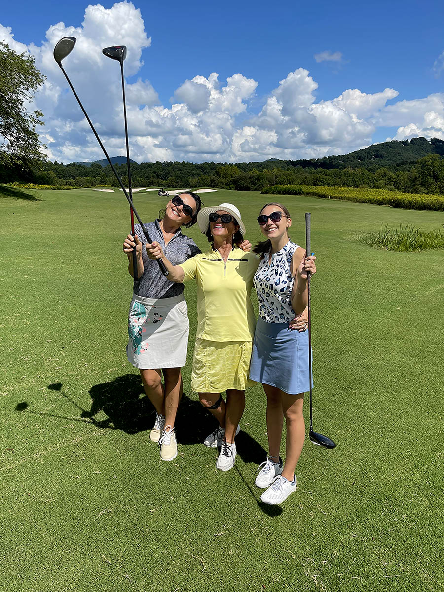 Golfing Celebration with Sandra, Regina and Sofia