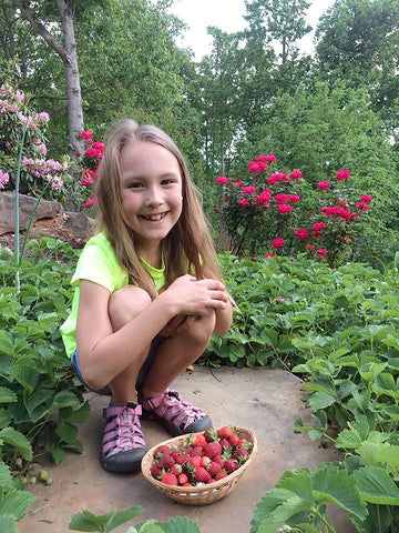 Sofia with Strawberries