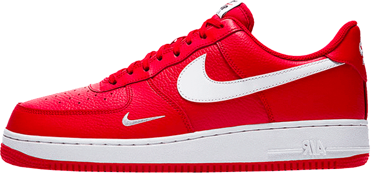 nike air force 1 low mini swoosh university red