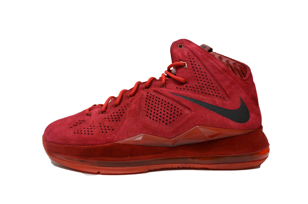 red lebron 10