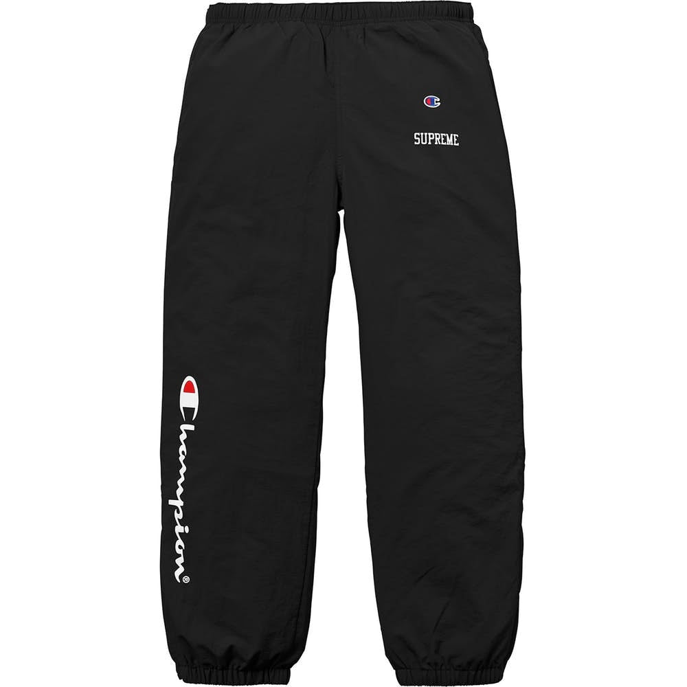 champion track pants black