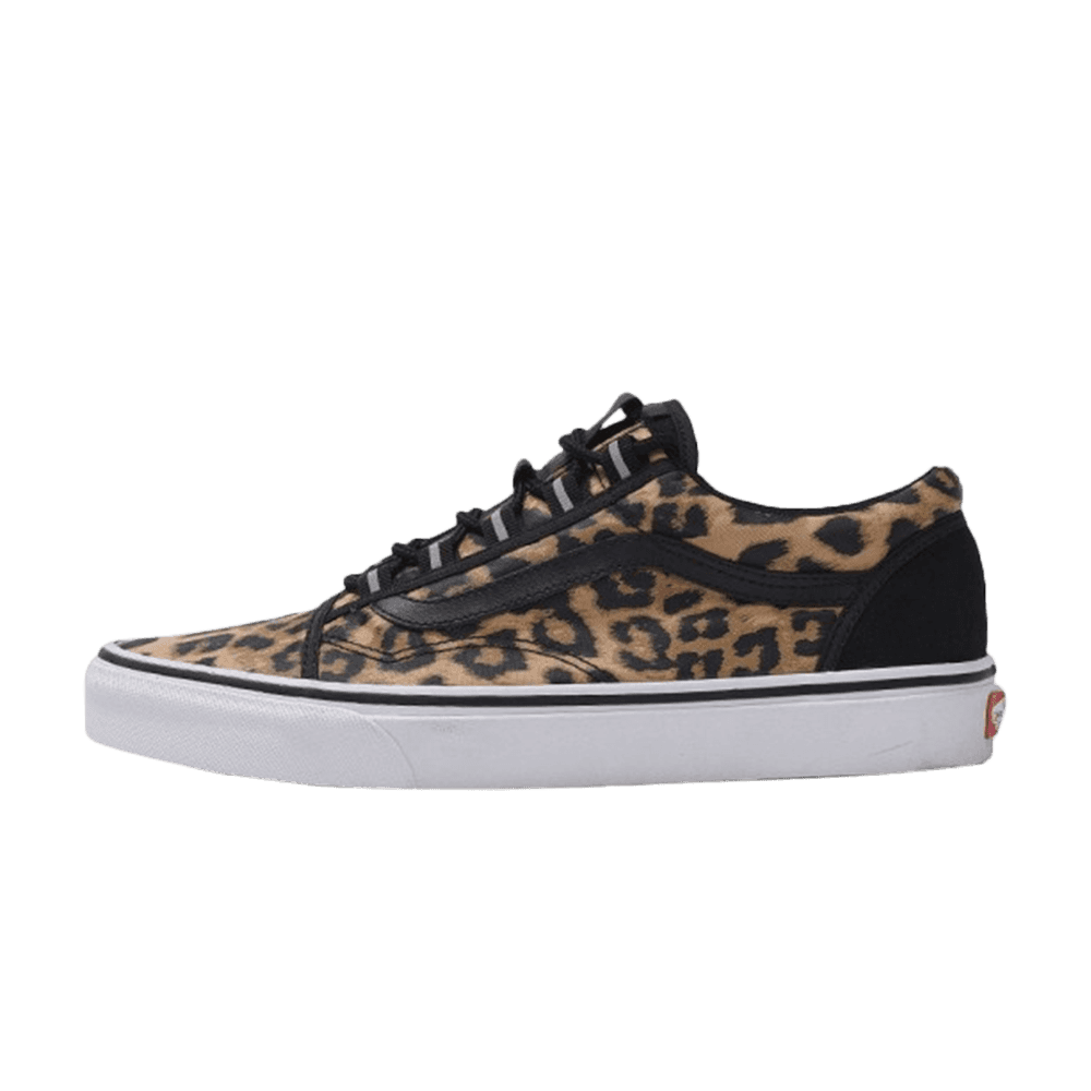 vans nylon old skool ghillie leopard shoes