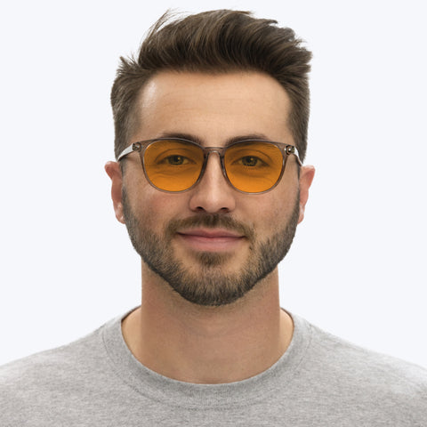 amber lens blue blocking glasses