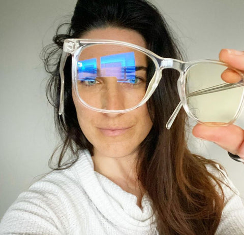 Computer Glasses. Clear Lens. Screen Protection Glasses. Blue Light Filter. Blue Lens Glasses. Blue Light Glasses. Block Blue Light. Square. Crystal