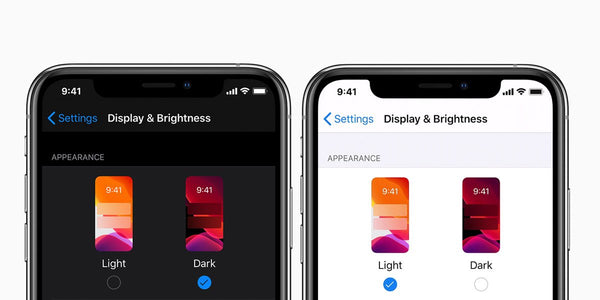 What is the difference between light mode or dark mode?