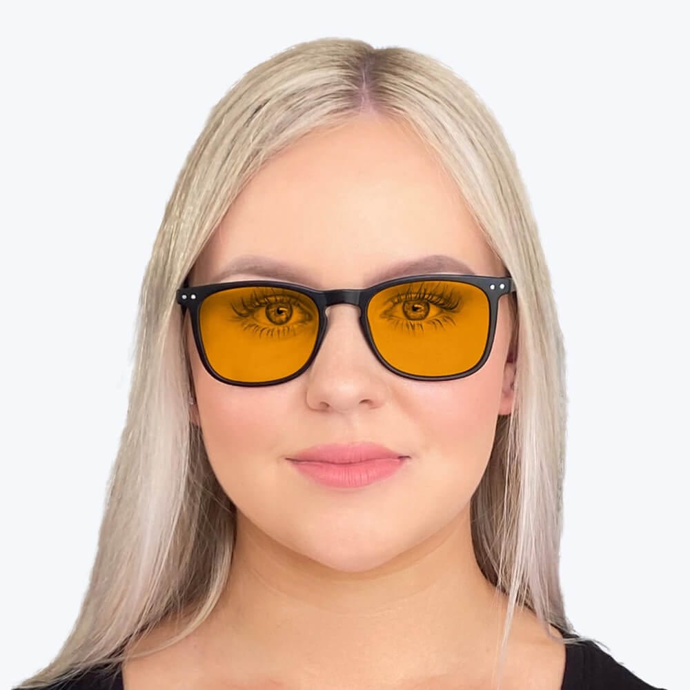 Taylor Blue Light Blocking Glasses Black | BlockBlueLight