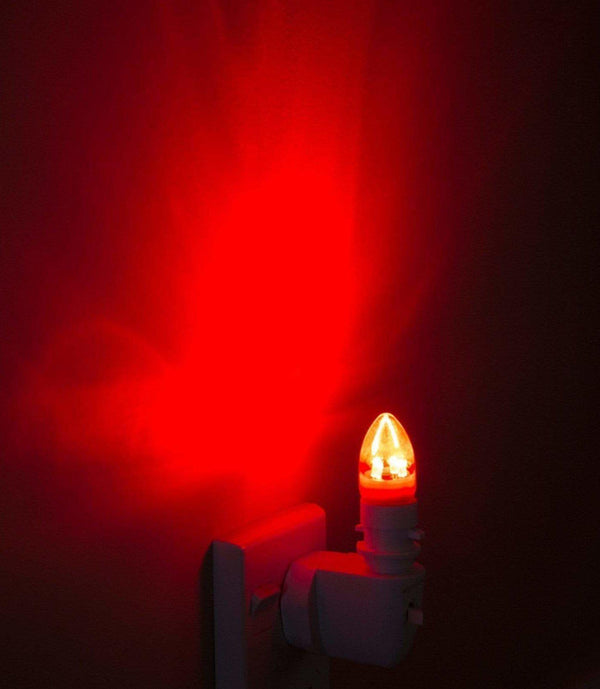 plug in red night light