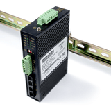 RS232 / RS485 / RS422 to Multi-Drop Fiber Optic Converter (Industrial)