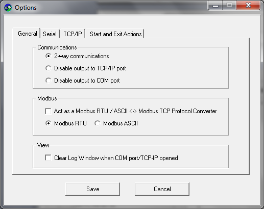 Serial-TCP Screenshot 2