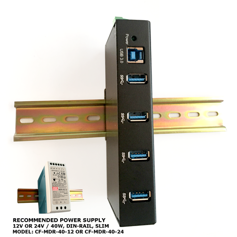 Belastingbetaler Traditie veronderstellen USB 3.0 Hub (4-Port / Industrial) – CommFront