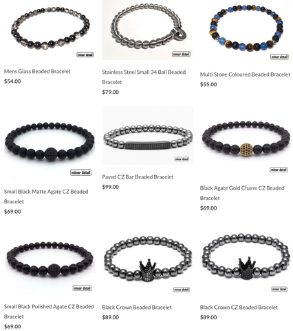 Black Adam's Stone Men's Bracelets Manufacturer | Fashion Men's Bracelet