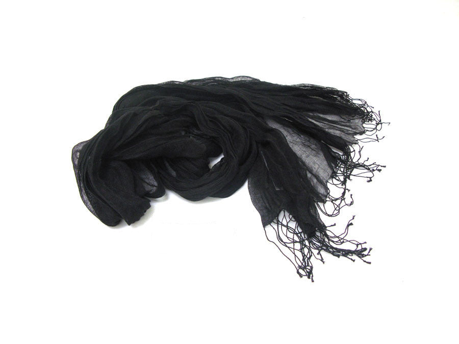 zara black scarf