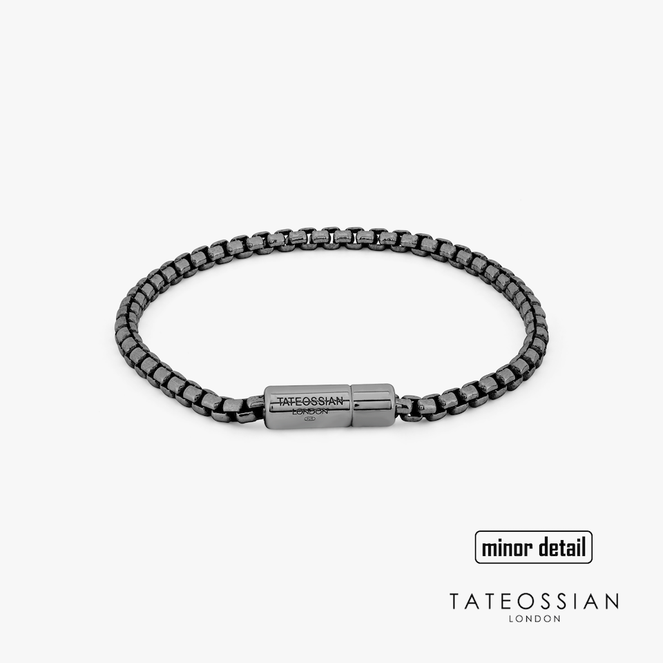 Cobra Multi-Strand Leather Bracelet In Black – Tateossian USA