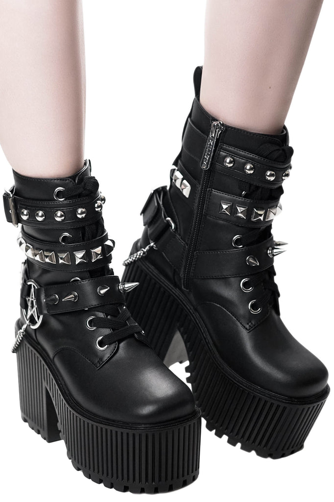 Alice Studded Boots | Killstar