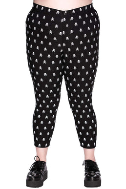 Plus Size Women's Classic Skeleton Leggings