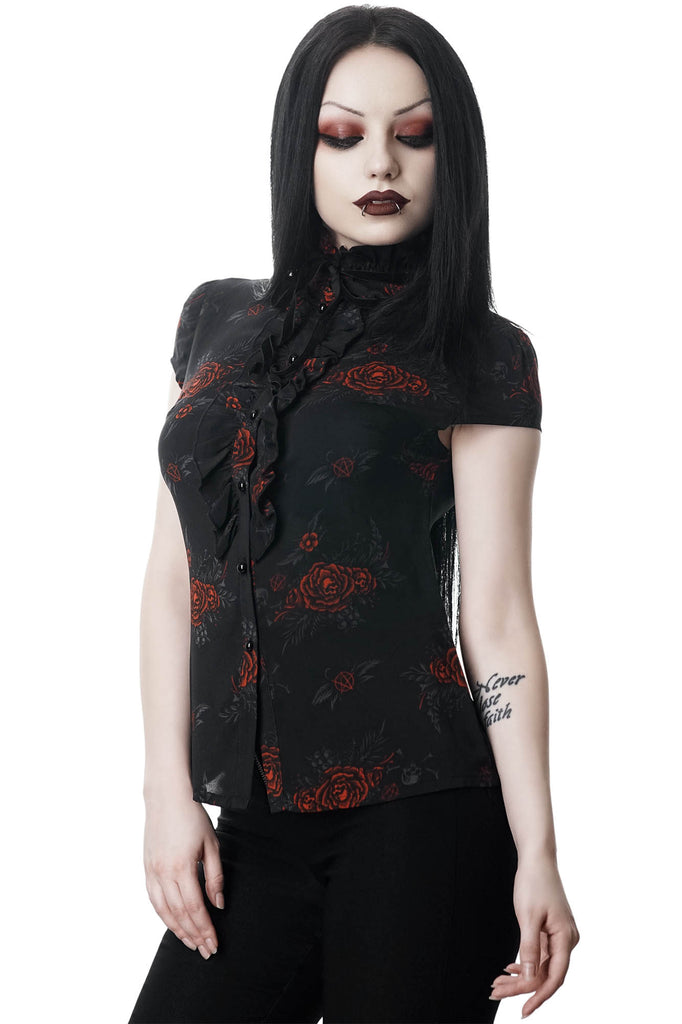 Beatrice Chiffon Blouse | Killstar