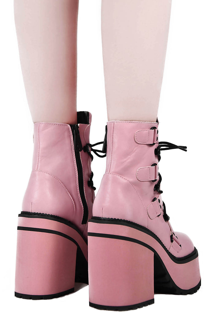 Broom Rider Boots [PINK] - Shop Now - us.KILLSTAR.com