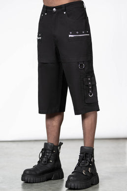 Monogram Patch Denim Shorts - Ready-to-Wear 1A9WPA