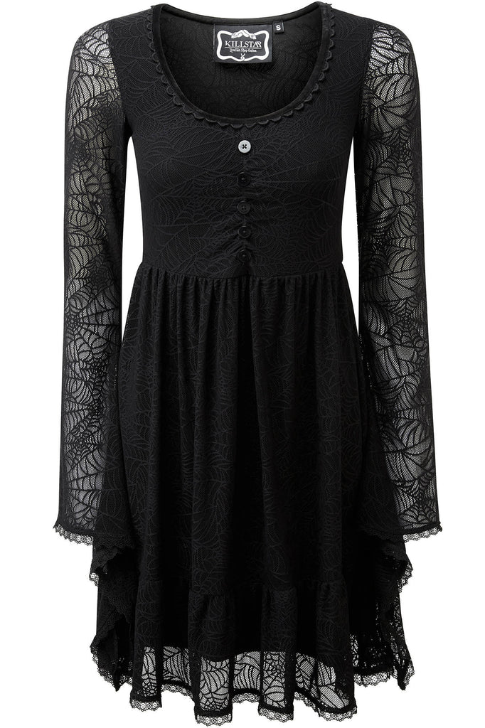 Casket Cutie Web Dress [BLACK] - Shop Now | KILLSTAR.com | KILLSTAR ...