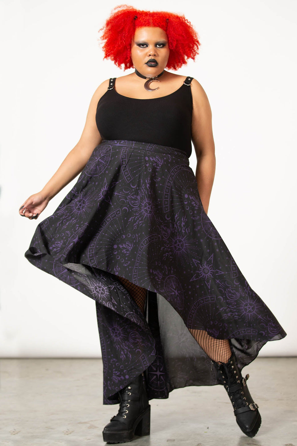 Corene Chiffon Maxi Skirt [PLUS]