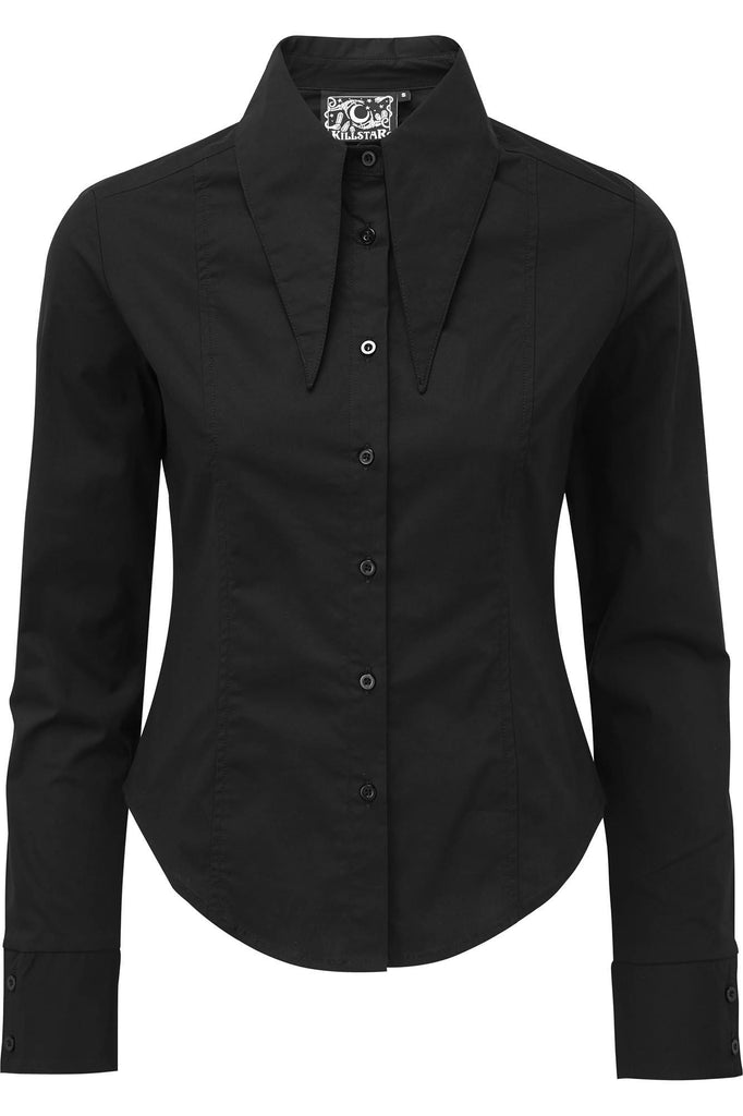 Darby Pointed Collar Shirt | Killstar