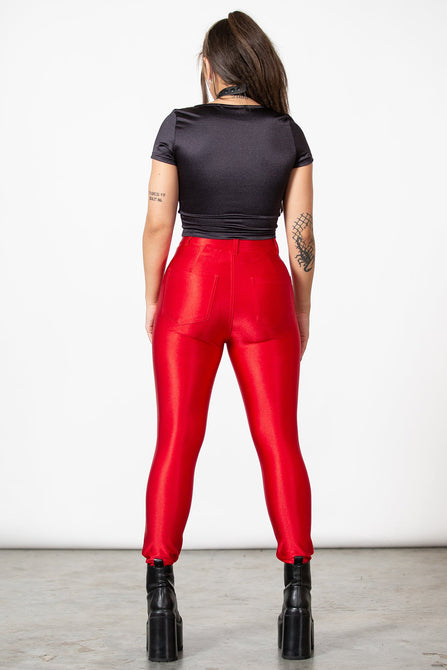 Disco Obskura Jeans [SCARLET] | Killstar