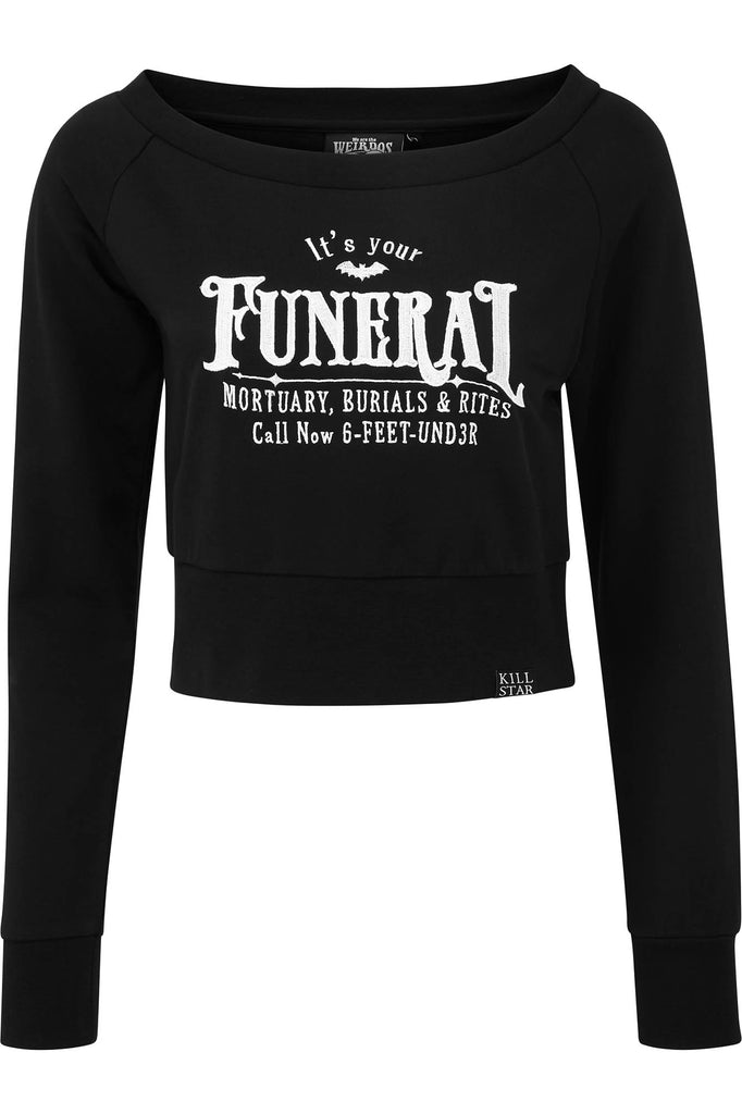 Funeral Crop Sweater - Shop Now - us.KILLSTAR.com