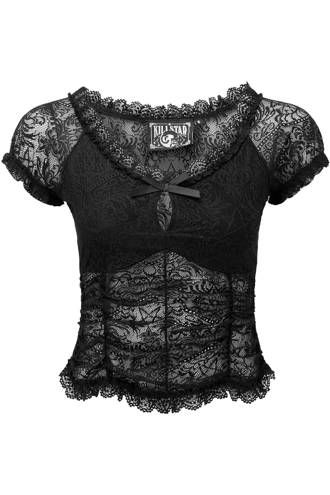 black lace top size 22