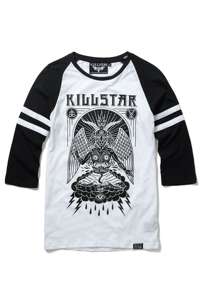 In Like Sin Raglan Top [B] | Killstar