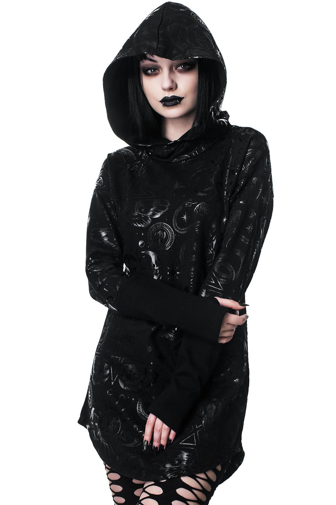 Lift The Veil Hood Tunic | Killstar