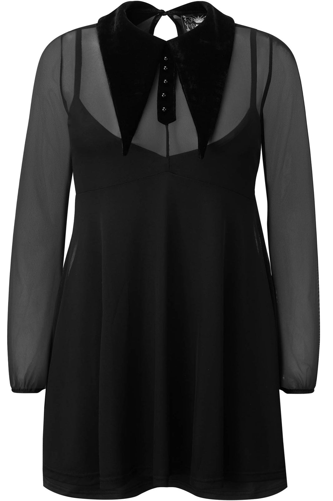 Lily Of The Alley Collar Dress [PLUS] | Killstar