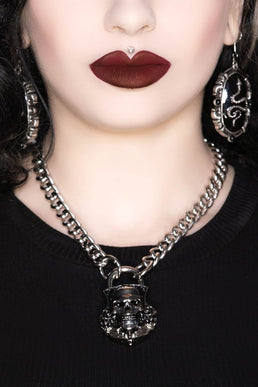 Necklace KILLSTAR - Arachna Morte - Silver